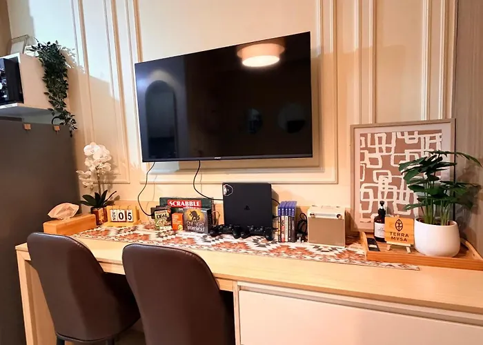 Relaxing 1br Near Moa & Naia With Wifi, Ps4, Karaoke 3* マニラ市